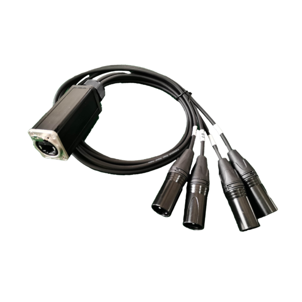 Ethercon - 4X XLR Male